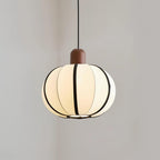 Mosh Globe Wood Pendant Lamp — product view 9