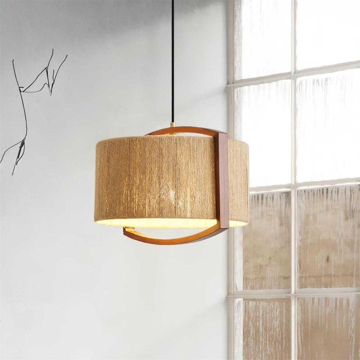 Hiller Wood Pendant Lamp — product view 2