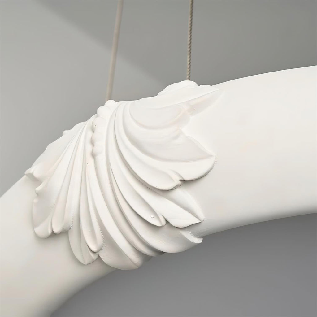 Marika Plaster Metal Chandelier — product view 13