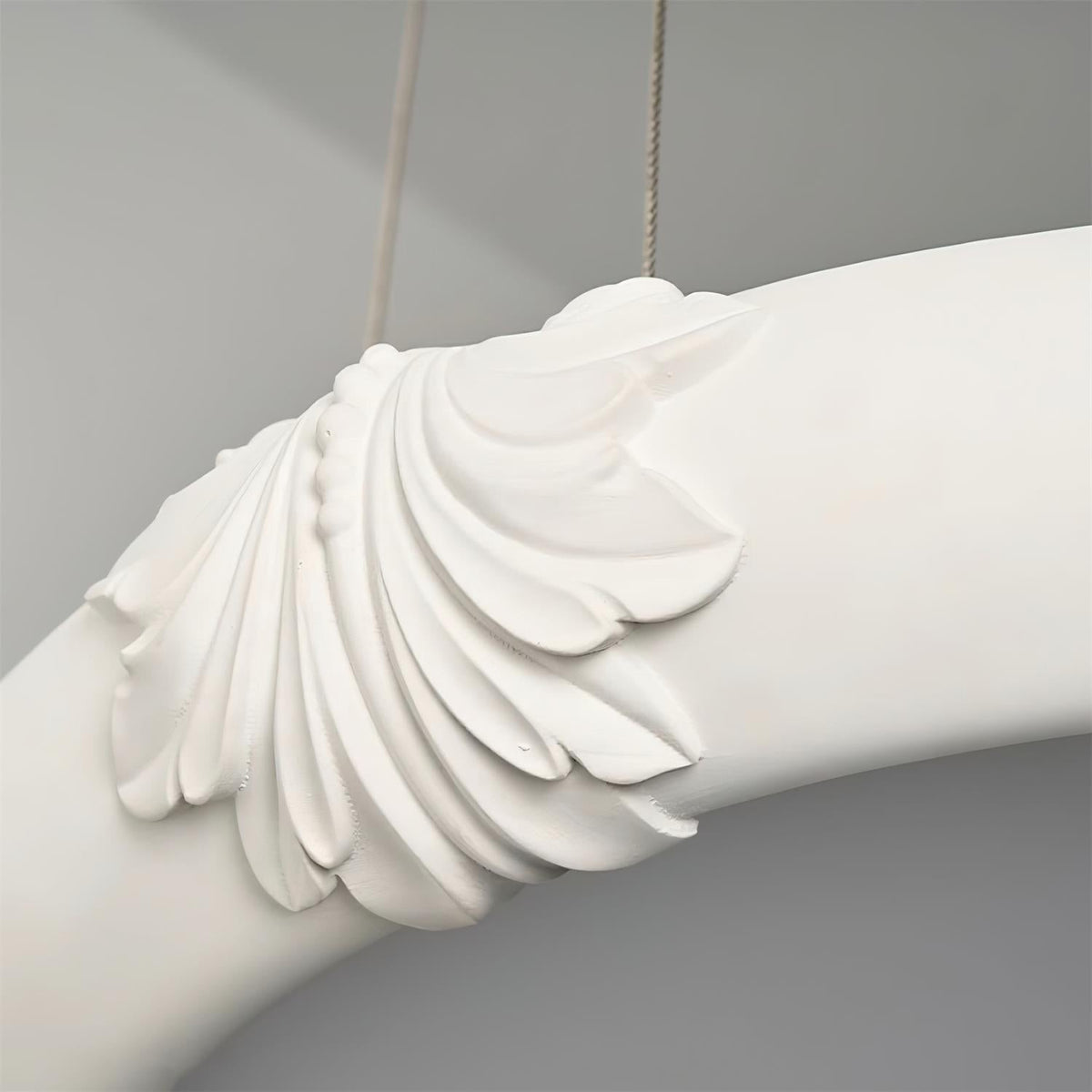 Marika Plaster Metal Chandelier — product view 13