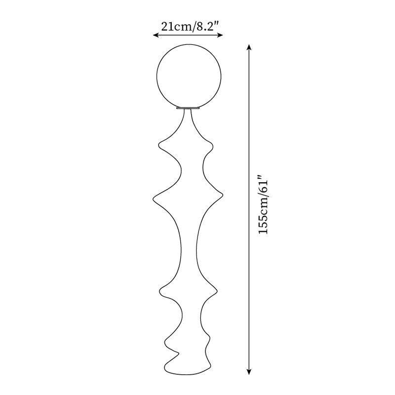 Benaya Resin Floor Lamp — product view 5
