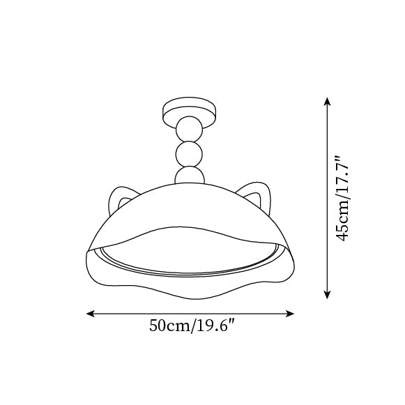 Miki Metal Ceiling Light — product view 5