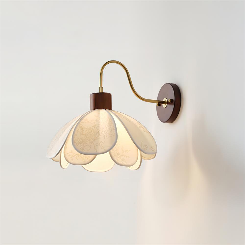 Ciena Petal Wood Wall Light — product view 3