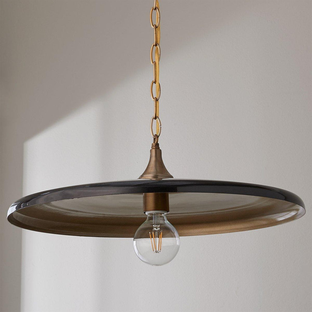 Solara Disc Metal Pendant Lamp — product view 3
