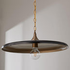 Solara Disc Metal Pendant Lamp — product view 3