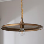 Solara Disc Metal Pendant Lamp — product view 4