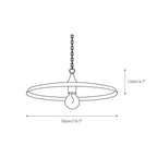 Solara Disc Metal Pendant Lamp — product view 5