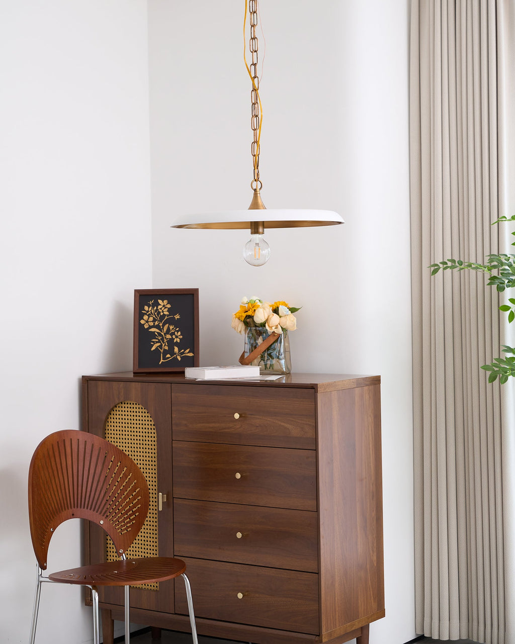 Solara Disc Metal Pendant Lamp — product view 45