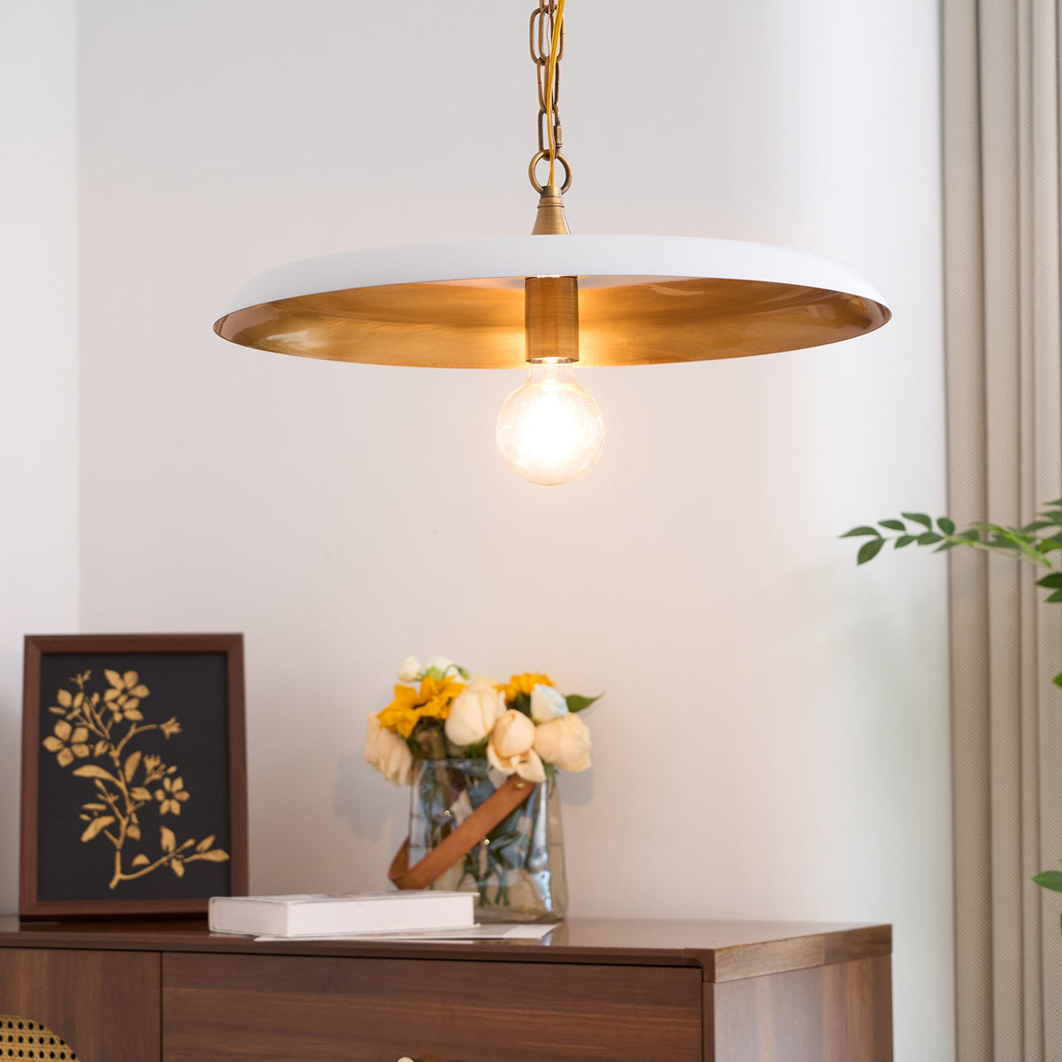 Solara Disc Metal Pendant Lamp — product view 53