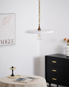 Solara Disc Metal Pendant Lamp — product view 90