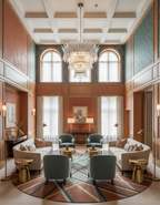 Palmette Glass Chandelier — product view 8
