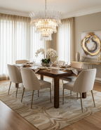 Palmette Glass Chandelier — product view 12