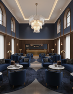 Palmette Glass Chandelier — product view 13