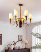 Gianna Classic Wood Chandelier — product view 3