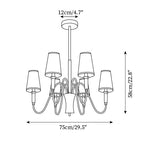 Gianna Classic Wood Chandelier — product view 6
