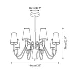Gianna Classic Wood Chandelier — product view 7