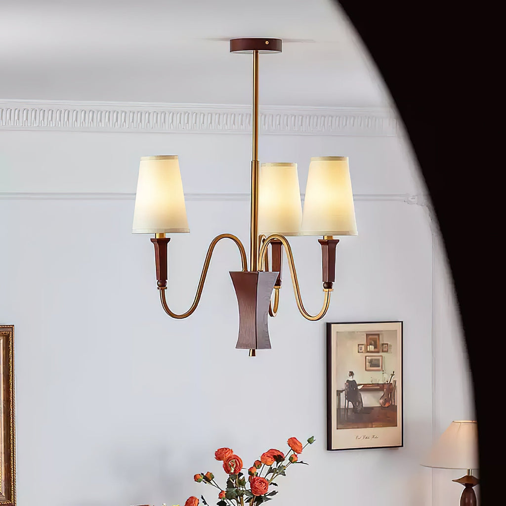 Gianna Classic Wood Chandelier — product view 10
