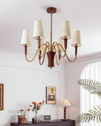 Gianna Classic Wood Chandelier — product view 11