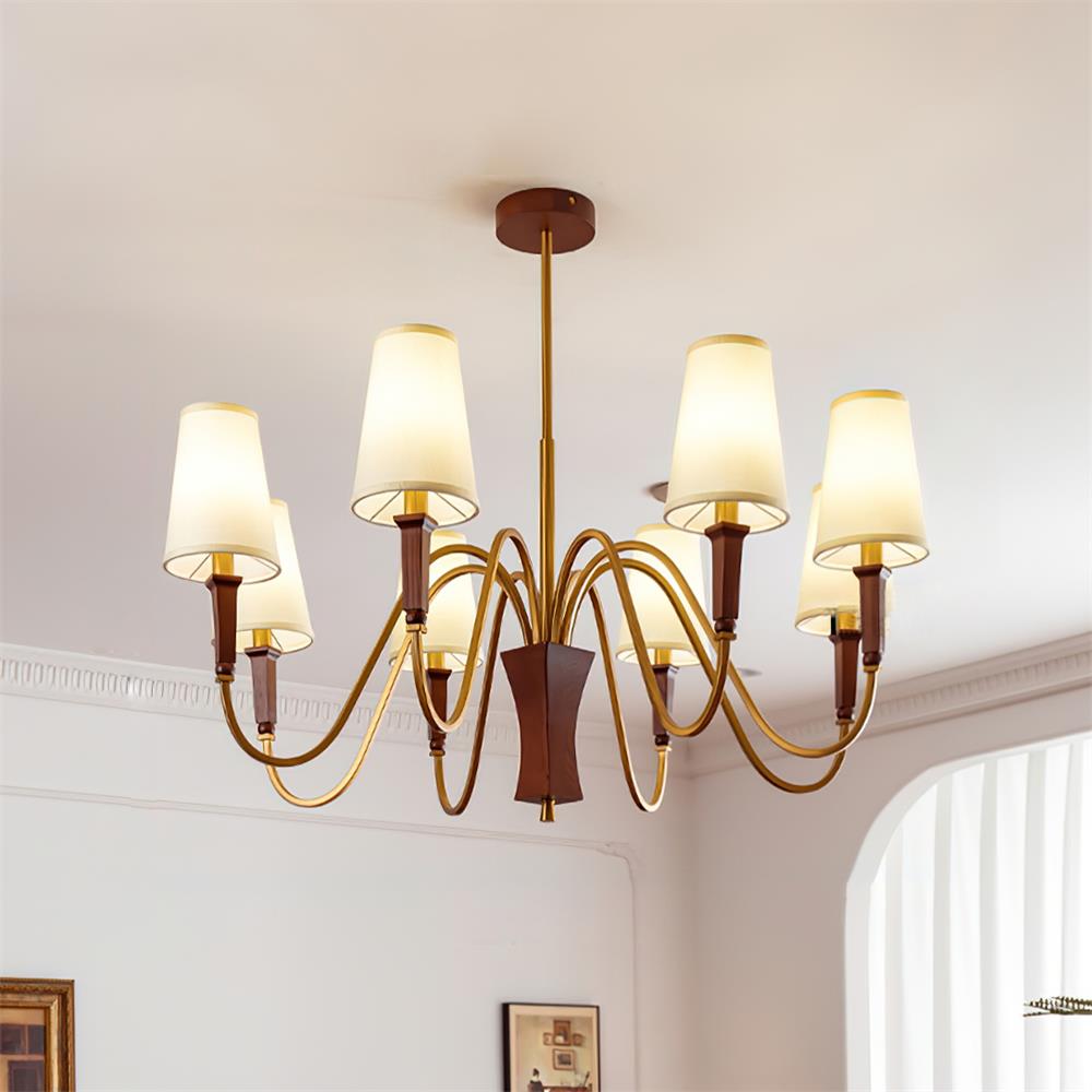 Gianna Classic Wood Chandelier — product view 15