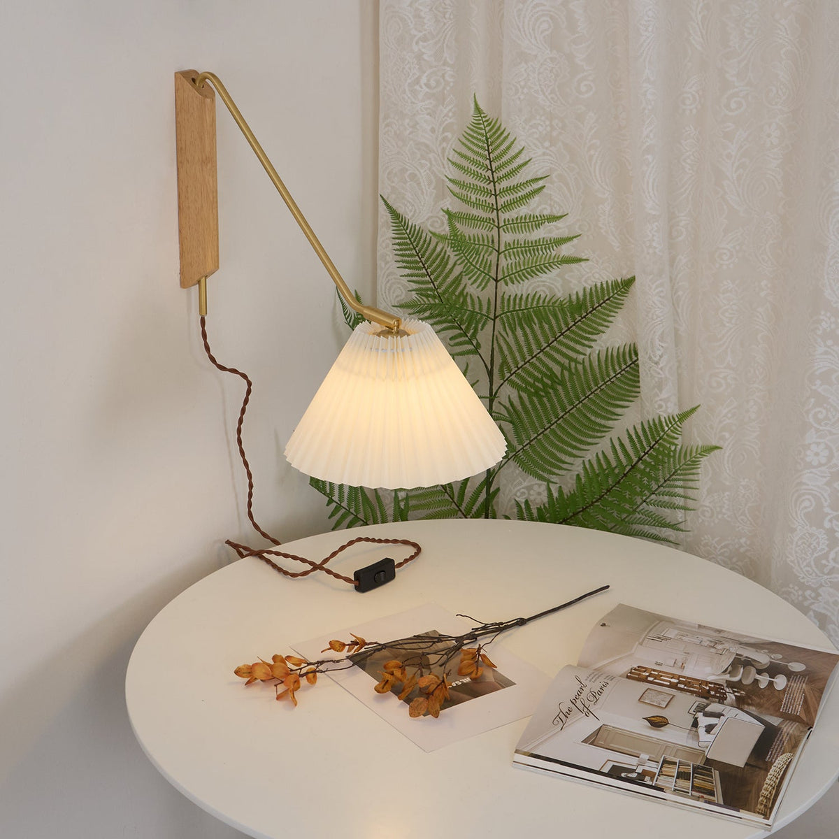 Dorset Wood Wall Lamp — product view 4