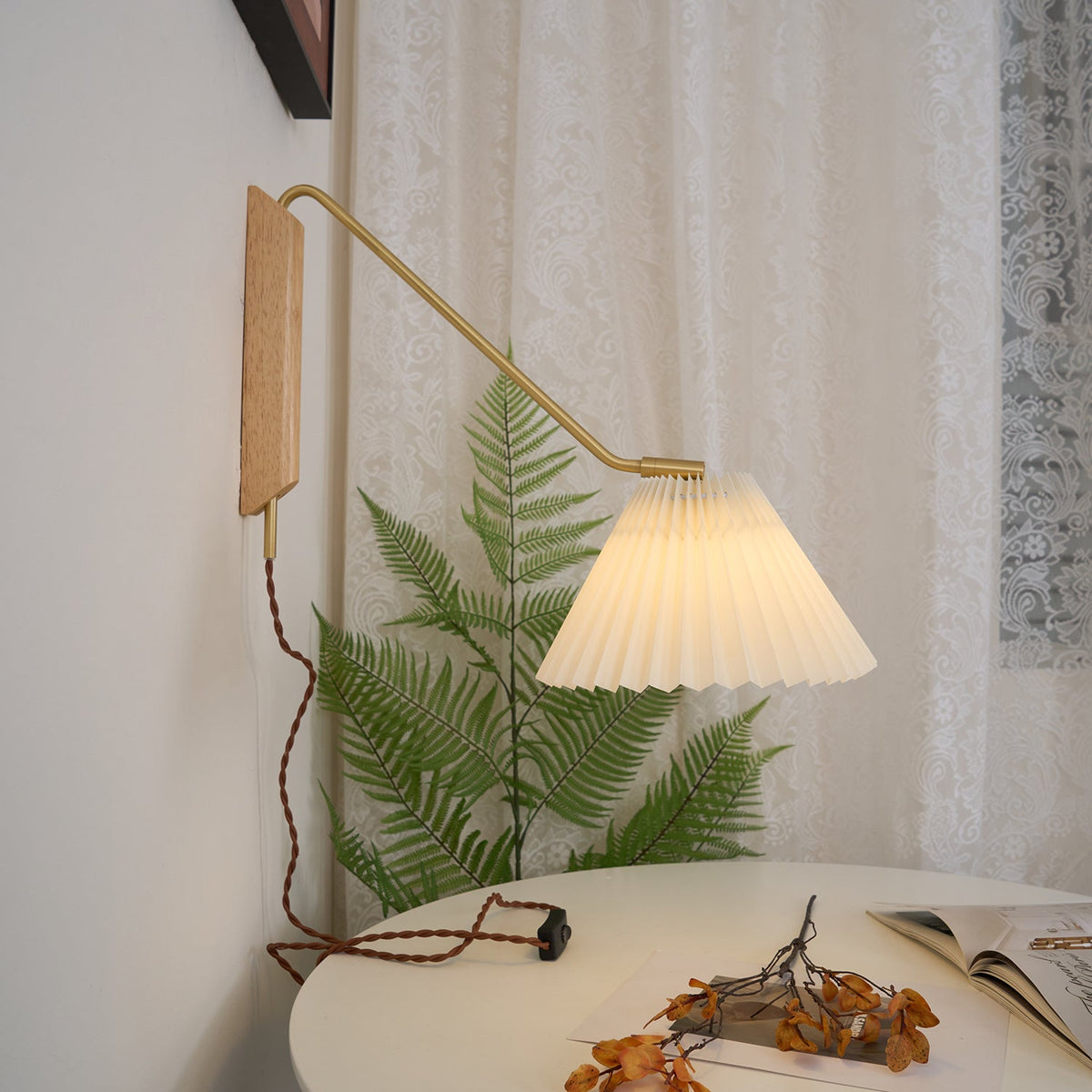 Dorset Wood Wall Lamp — product view 5