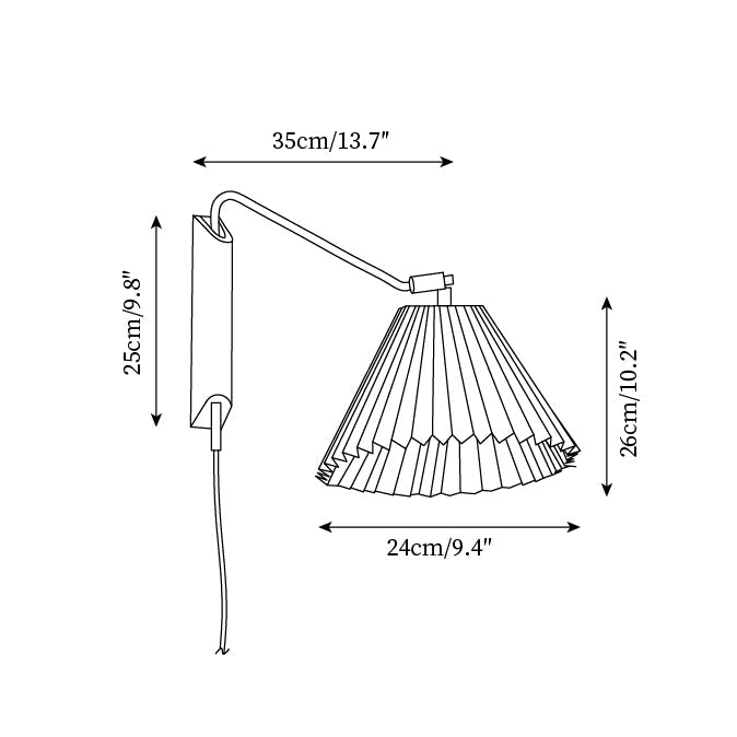 Dorset Wood Wall Lamp — product view 6
