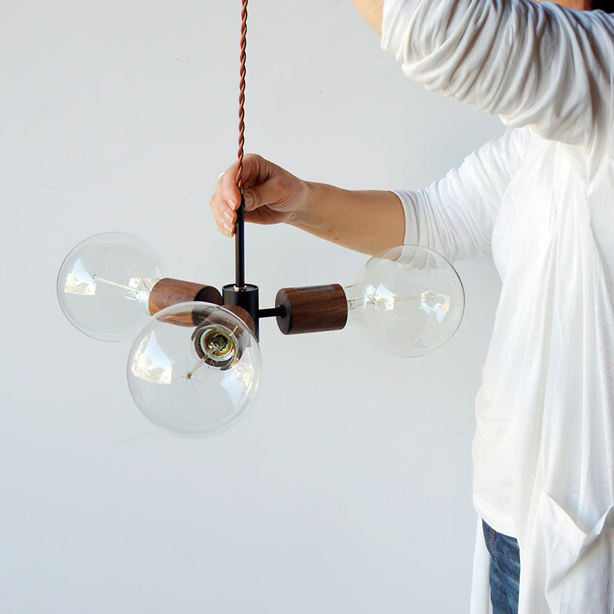 Filotto Wood Pendant Lamp — product view 2