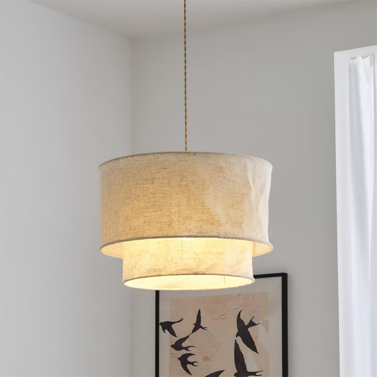 Mariela Fabric Pendant Lamp — product view 17