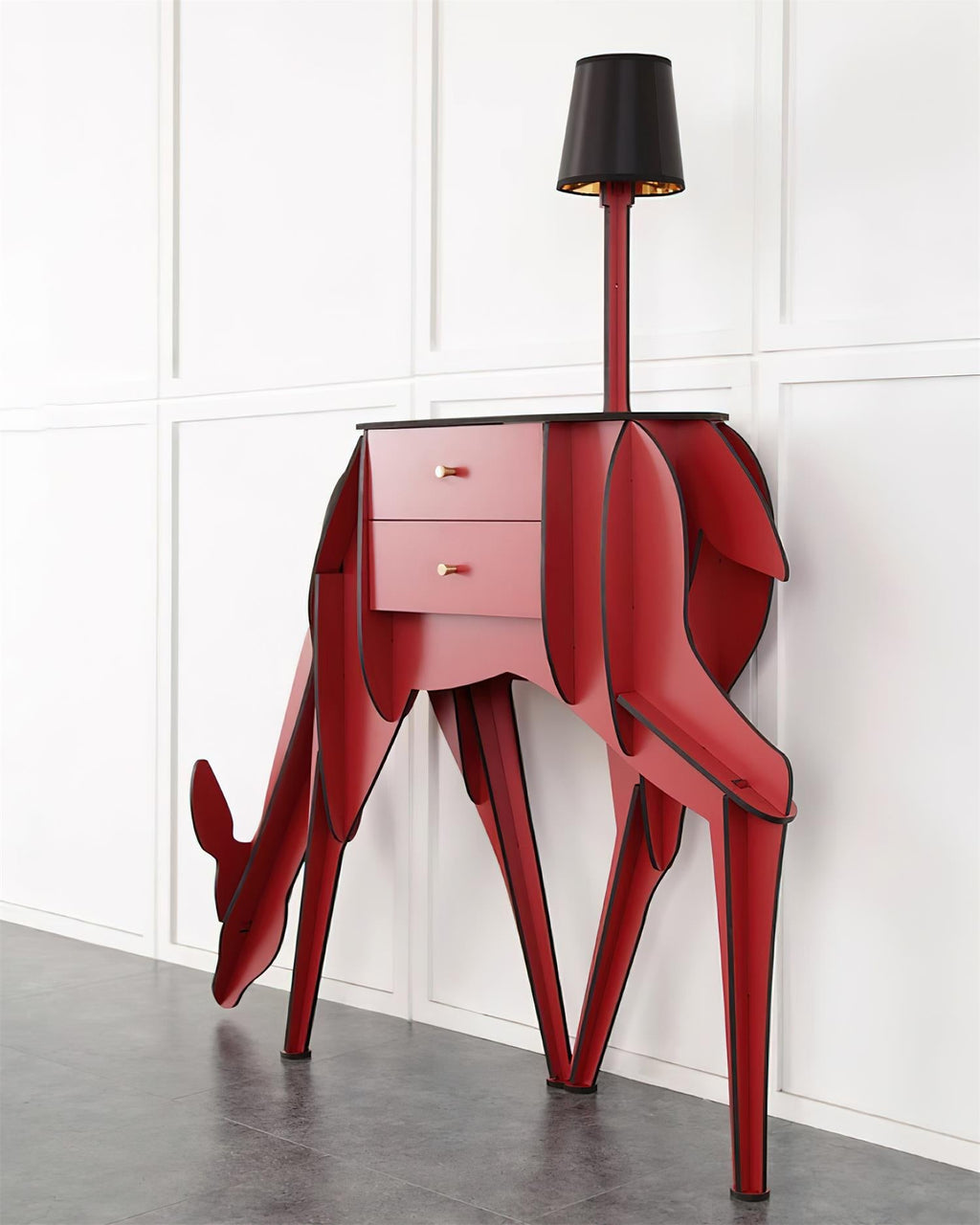 Deer Art Metal Floor Lamp — product view 3