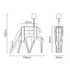 Deer Art Metal Floor Lamp — product view 5