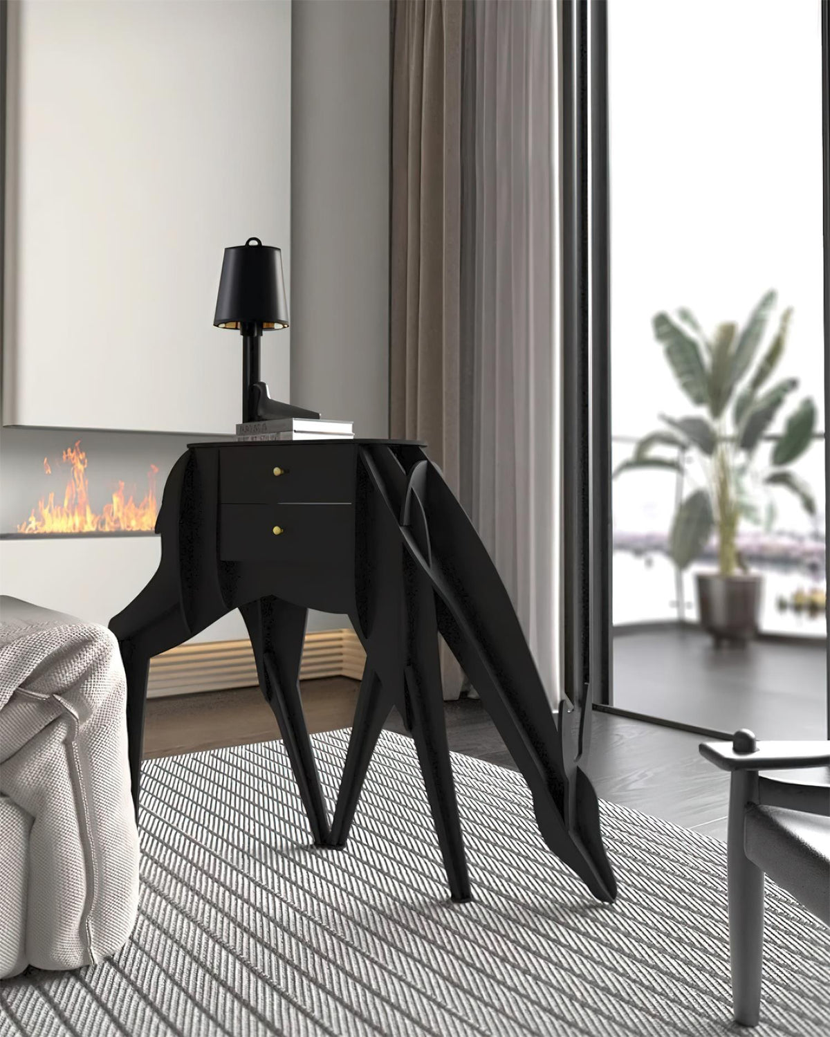 Deer Art Metal Floor Lamp — product view 7
