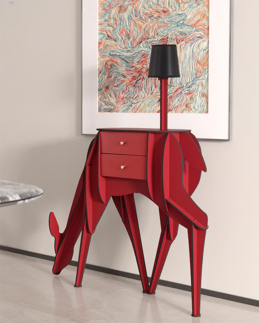 Deer Art Metal Floor Lamp — product view 9
