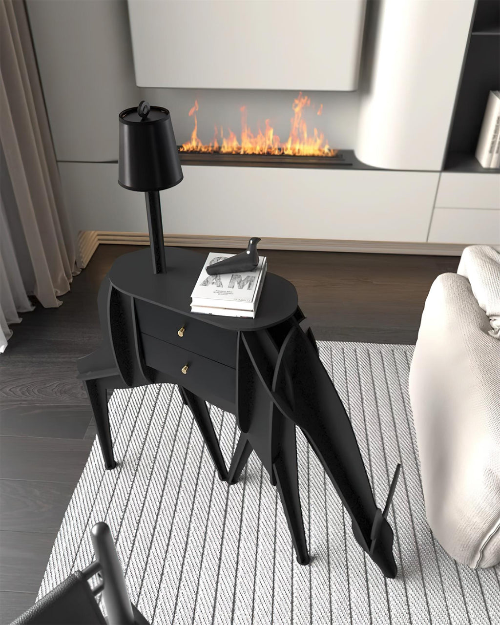 Deer Art Metal Floor Lamp — product view 13