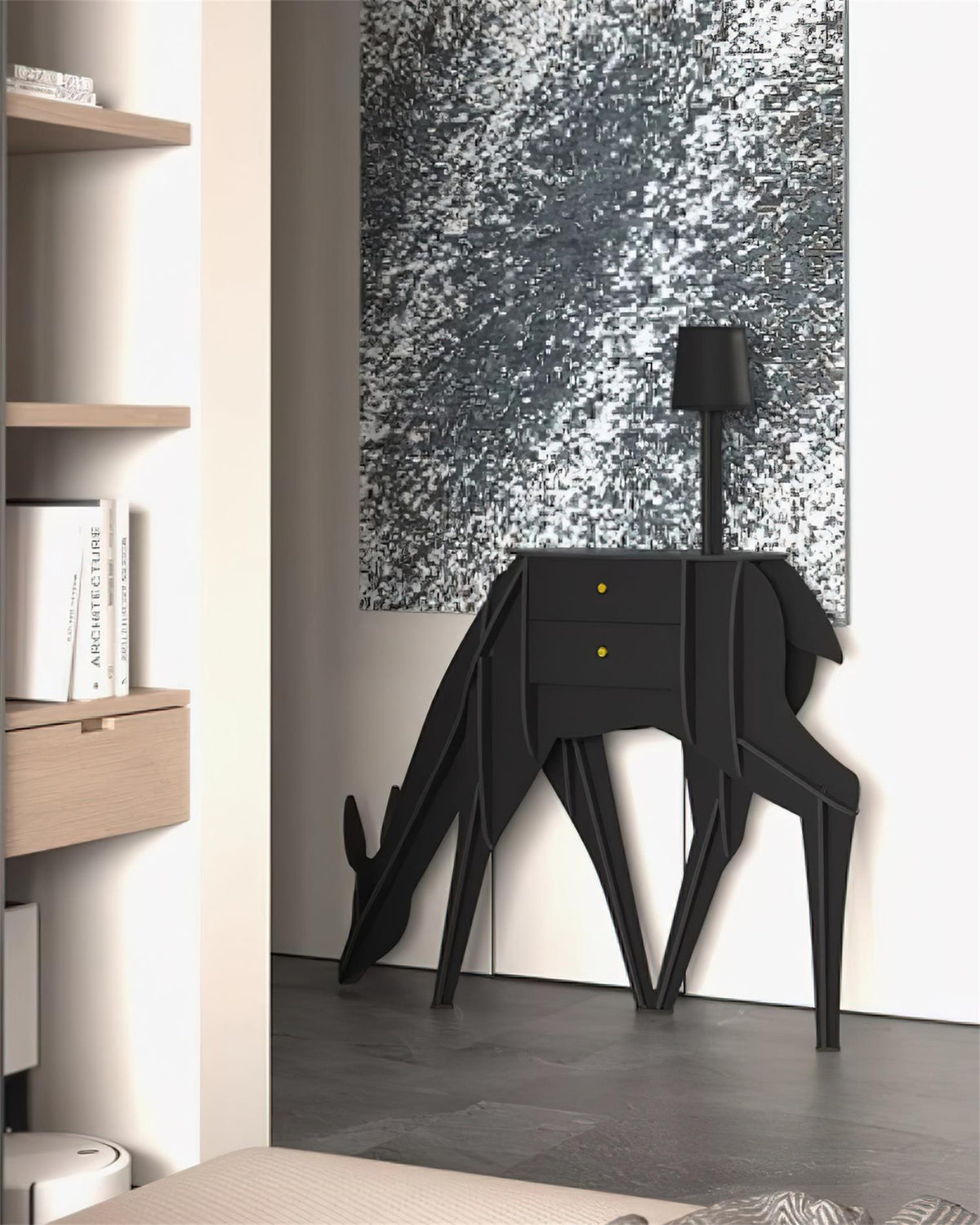 Deer Art Metal Floor Lamp — product view 17