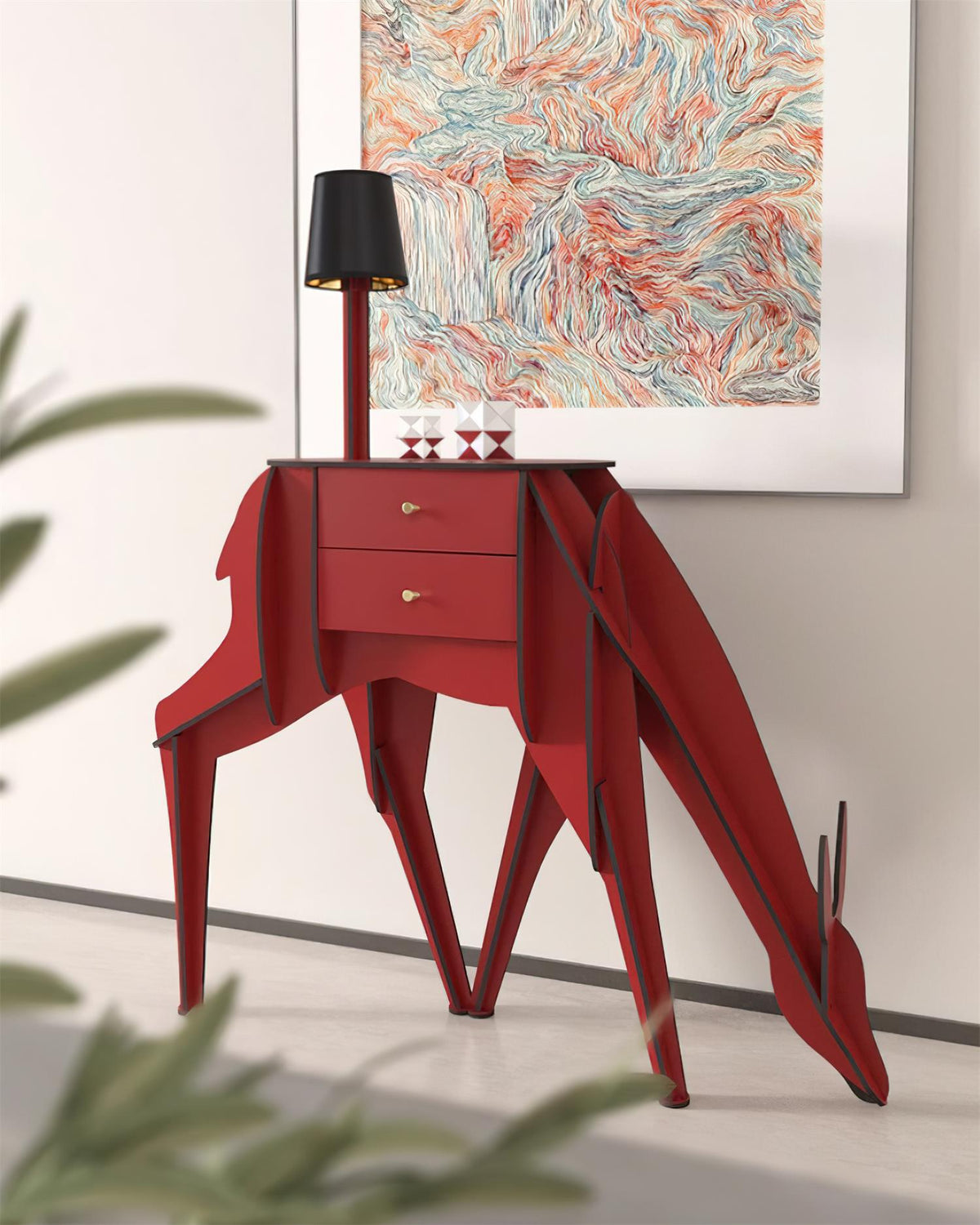 Deer Art Metal Floor Lamp — product view 18