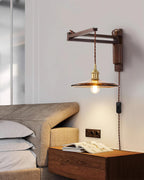 Vintage Maria Plug In Glass Wall Lamp — product view 2