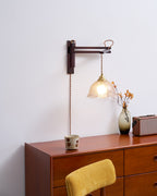 Vintage Maria Plug In Glass Wall Lamp — product view 22