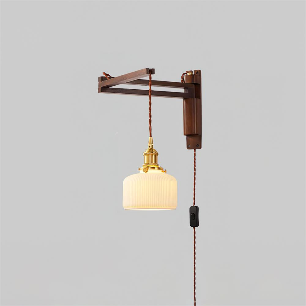 Vintage Maria Plug In Glass Wall Lamp — product view 30