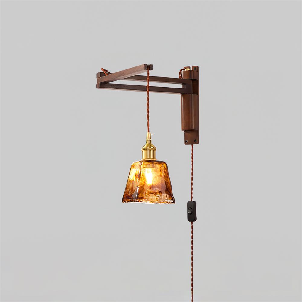 Vintage Maria Plug In Glass Wall Lamp — product view 31