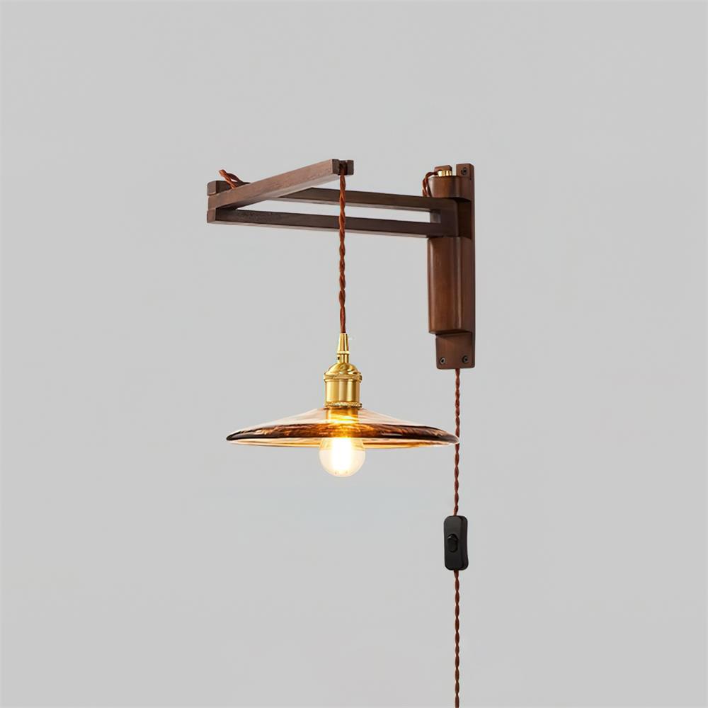 Vintage Maria Plug In Glass Wall Lamp — product view 32