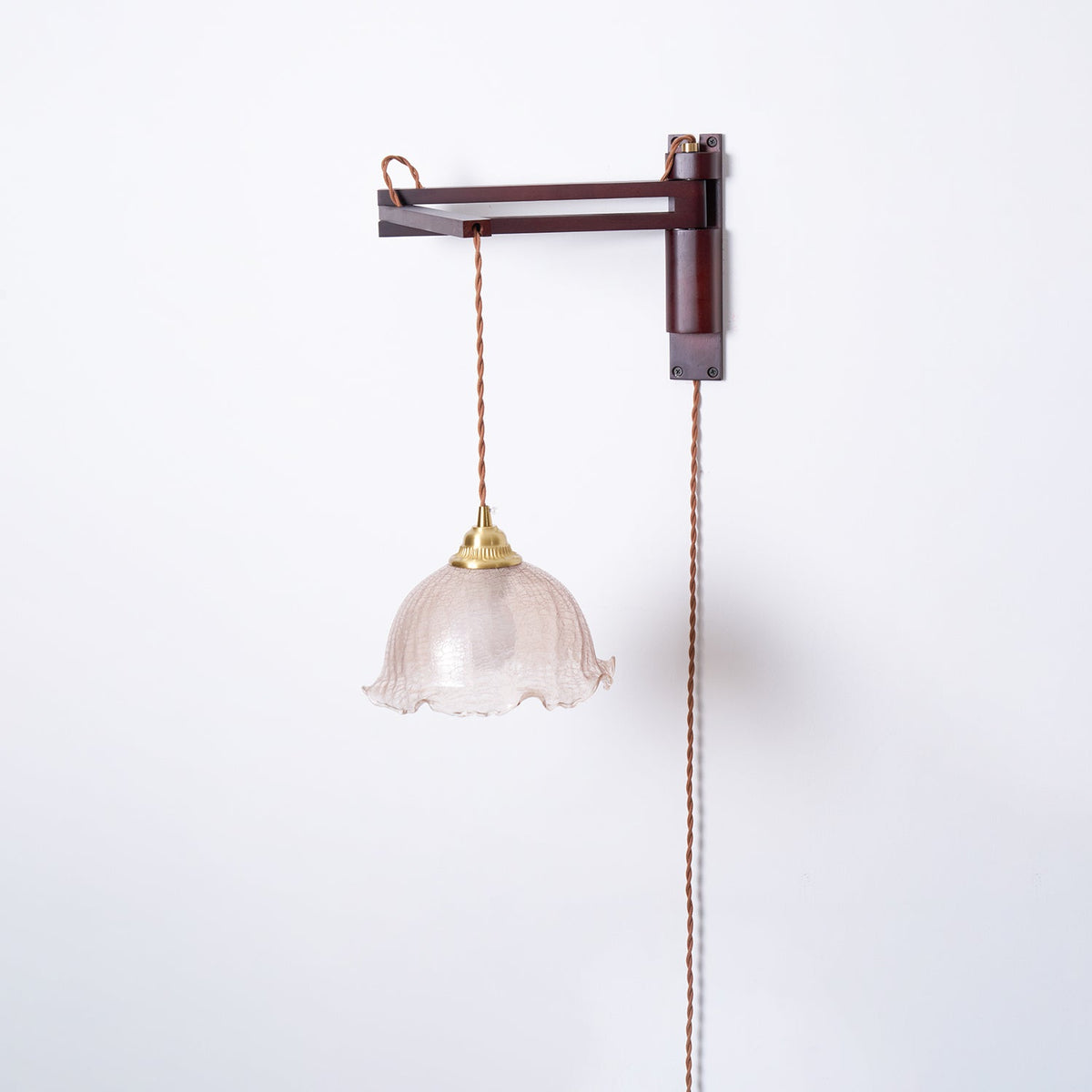 Vintage Maria Plug In Glass Wall Lamp — product view 38