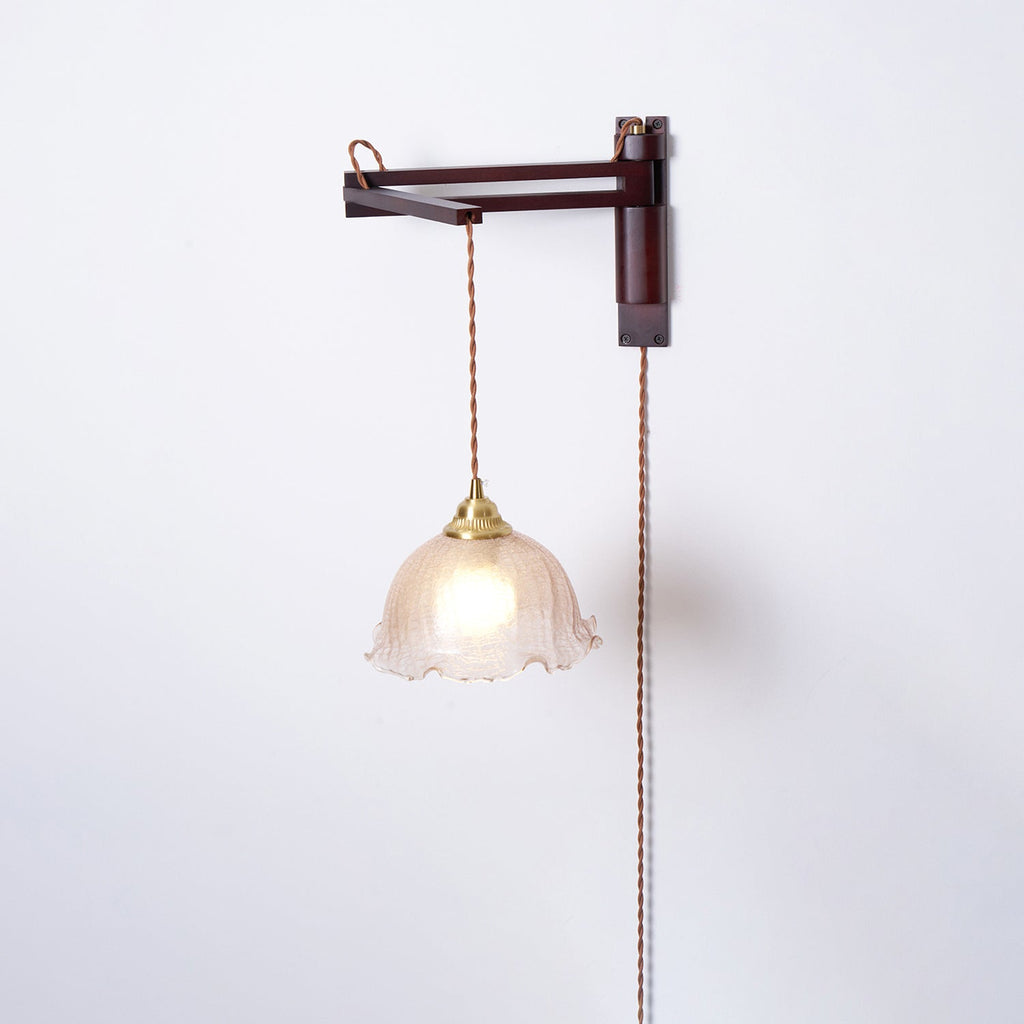 Vintage Maria Plug In Glass Wall Lamp — product view 39