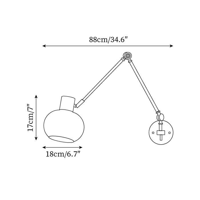 Vienna Glass Wall Lamp — product view 5