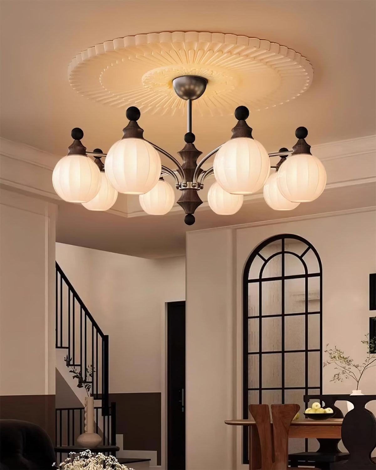 Viva Round Glass Chandelier — product view 8