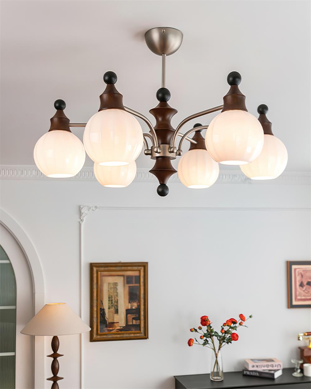 Viva Round Glass Chandelier — product view 9