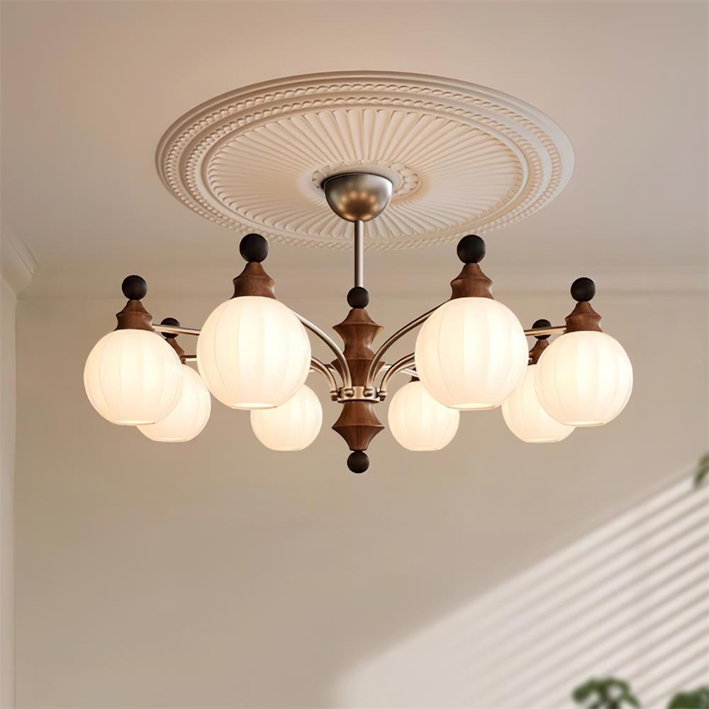 Viva Round Glass Chandelier — product view 12