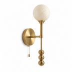 Abacus Alabaster Wall Sconce — product view 7