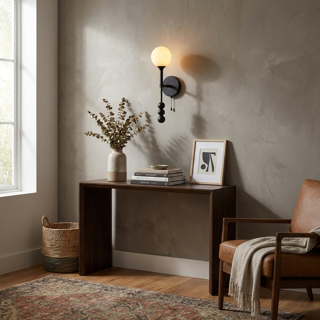 Abacus Alabaster Wall Sconce — product view 12