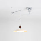Manta Swing Arm Wood Pendant Light — product view 2