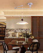 Manta Swing Arm Wood Pendant Light — product view 4